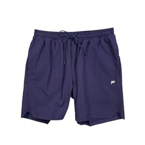 Fabletics Shorts Mens Medium Nautical The Swim Trunk 7 in Inner Lined Drawstring